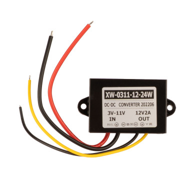 Spannungswandler von 3–11V auf 12V für Rückfahrkameras