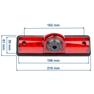 Universelle Rückfahrkamera im Bremslicht