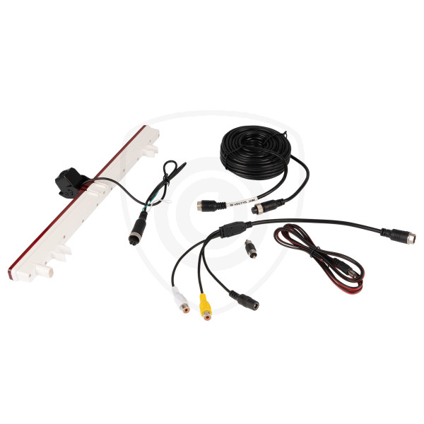 Packungsinhalt der Rückfahrkamera für den Iveco Daily ab 2024