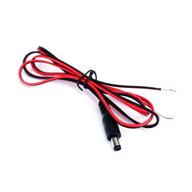 Stromkabel 1 m mit Gleichstromstecker