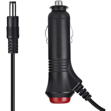 Stromkabel 3 m mit Gleichstromstecker zum Anschluss an einen Zigarettenanzünder im Fahrzeug