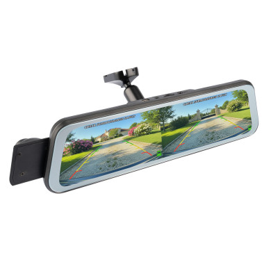 Touch-Monitor im Rückspiegel 9,66" mit Frontkamera