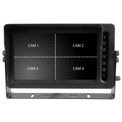 Wasserdichter AHD-Monitor 10,1″ Quad