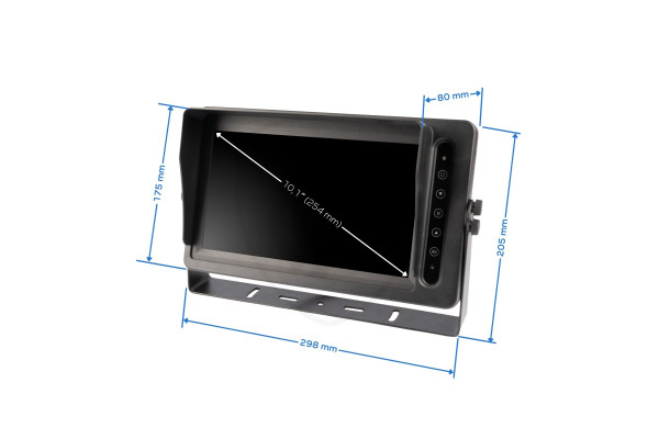 Wasserdichter AHD-Monitor 10,1″ Quad