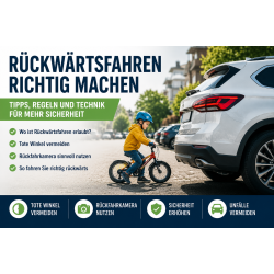 Wie verhalten Sie sich beim Rückwärtsfahren richtig? Tipps für mehr Sicherheit