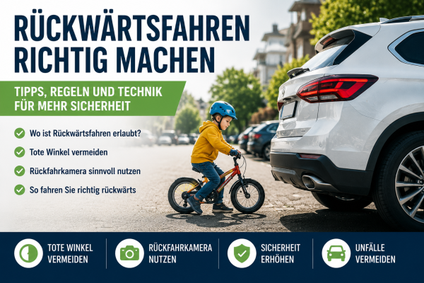 Wie verhalten Sie sich beim Rückwärtsfahren richtig? Tipps für mehr Sicherheit