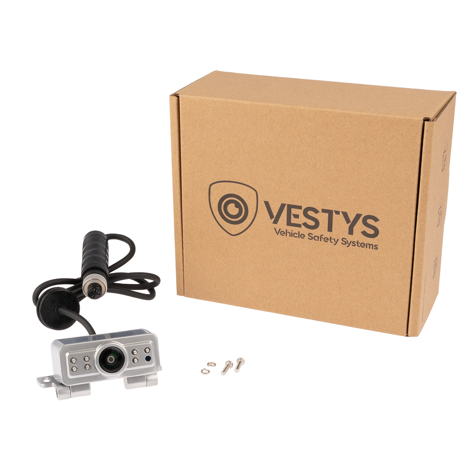 Lieferumfang der VESTYS KI-Kamera Lieferumfang der VESTYS KI-Kamera